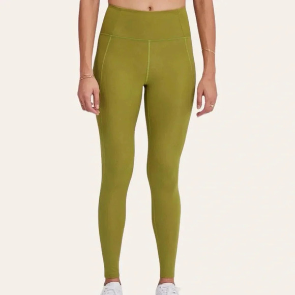 Girlfriend Collective high waist compressive leggings in Ivy - XS 28.5” length - Picture 2 of 8